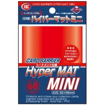KMC Kartenhüllen Hyper Mat Red