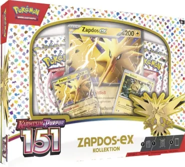 Pokemon 151 Zapdos-Ex -Kollektion
