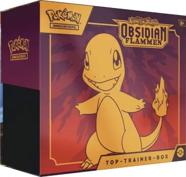 Pokémon Top Trainer Box Obsidian Flammen