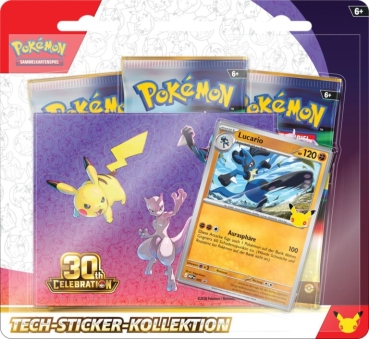 Pokemon Tech-Sticker-Kollektion Lucario