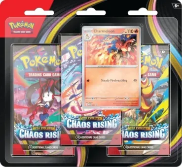 Pokemon Wachsendes Chaos 3-Pack Blister Glutexo
