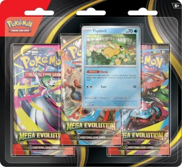 Pokemon Mega-Entwicklung 3-Pack Blister Enton