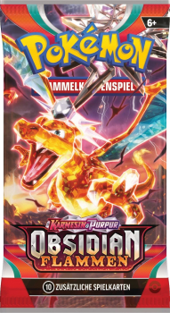 Preview: Karmesin & Purpur Obsidian Flammen Booster - Deutsch