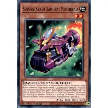 Superstarker Samurai Motorrad - CYAC-DE003