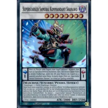 Superstarker Samurai Kommandant Shanawo - CYAC-DE040