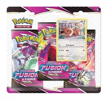 Pokemon Fusionsangriff 3-Pack Blister