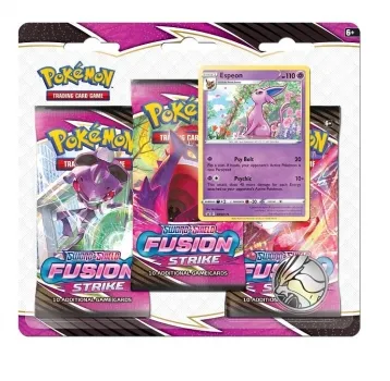 Pokemon Fusionsangriff 3-Pack Blister