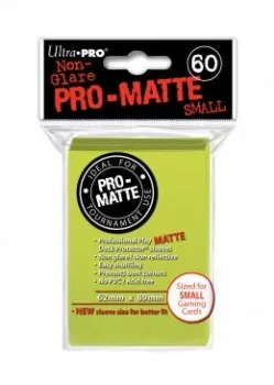 Ultra Pro Small Sleeves Pro Matte Yellow