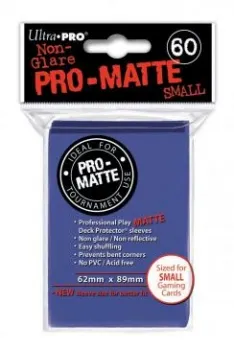 Ultra Pro Small Sleeves Pro Matte Blue
