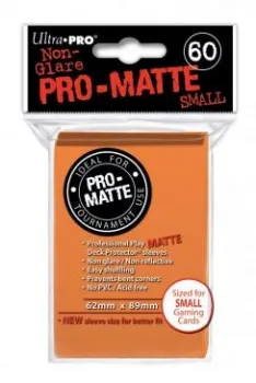 Ultra Pro Small Sleeves Pro Matte Orange