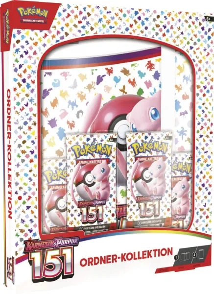 Pokemon 151 Ordner-Kollektion Pokemon 151 Ordner-Kollektion