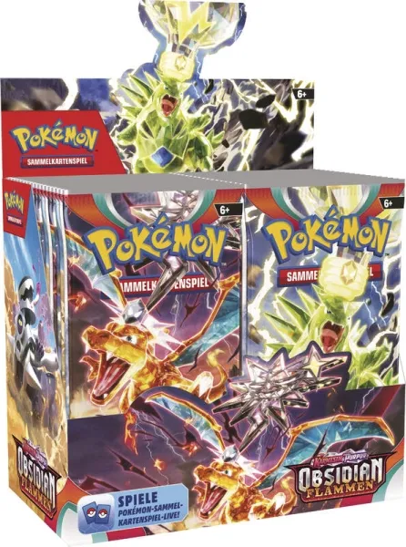 Pokemon Obsidian Flammen Display