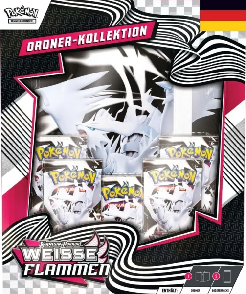 Pokemon Weisse Flammen Ordner-Kollektion