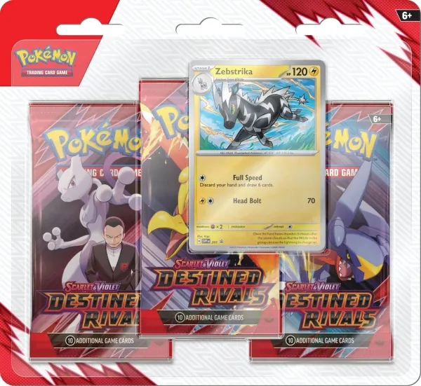 Pokemon Ewige Rivalen 3-Pack Blister Zebritz