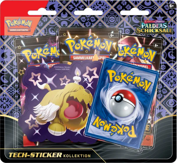 Pokemon Tech-Sticker-Kollektion Schillerndes Gruff