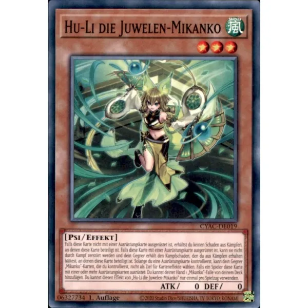 Hu-Li die Juwelen-Mikanko- CYAC-DE019