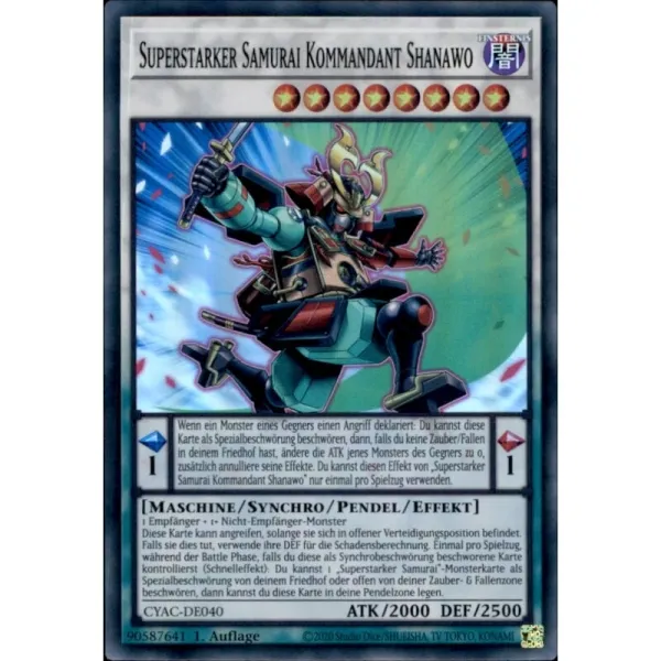 Superstarker Samurai Kommandant Shanawo - CYAC-DE040