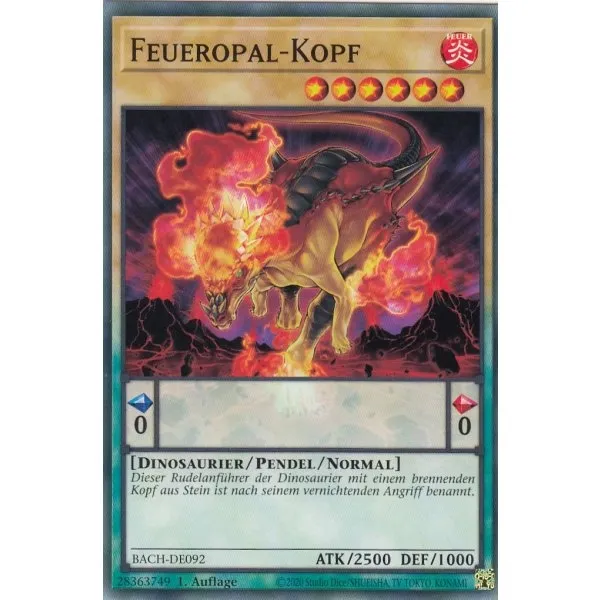 Feueropal-Kopf