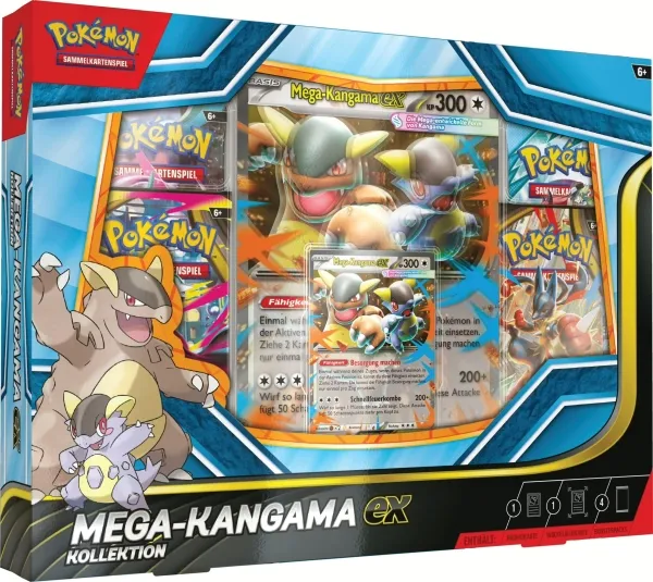 Pokemon Mega-Kangama-EX Kollektion