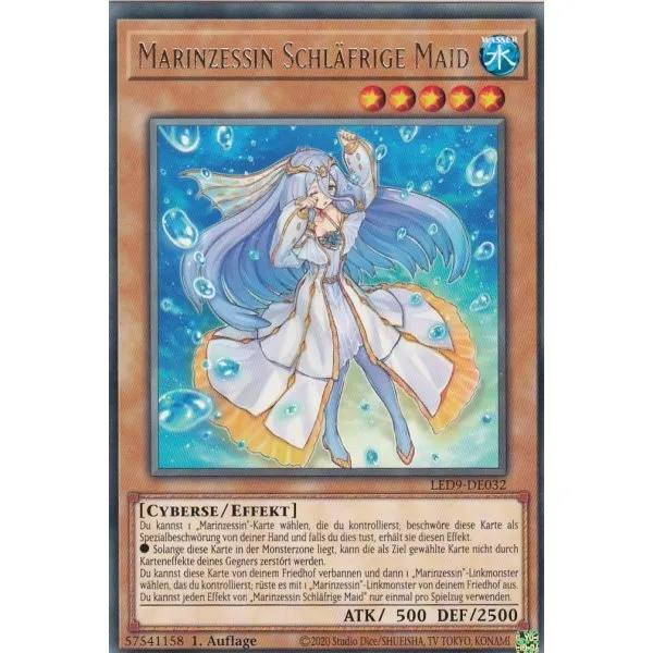 Marinzessin Schläfrige Maid