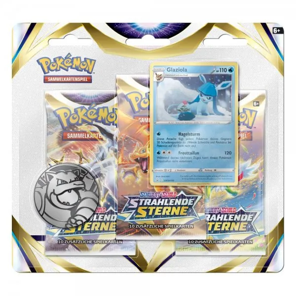 Pokemon Fusionsangriff 3-Pack Blister Glaziola