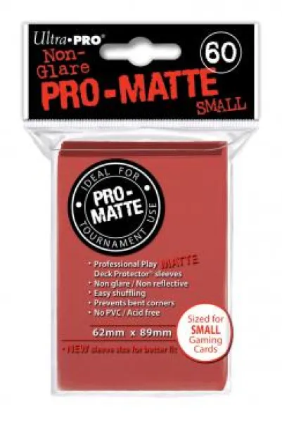 Ultra Pro Kartenhüllen Matt Rot Ultra Pro Kartenhüllen Matt Rot