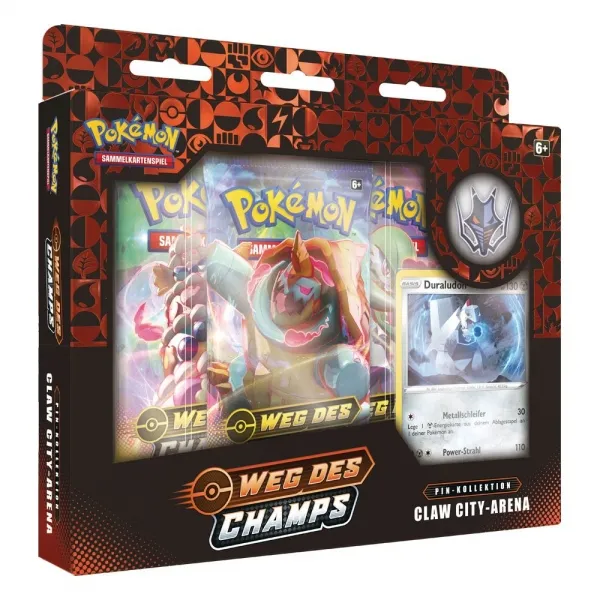 Pokemon Weg des Champs Claw City-Arena Pin Box 