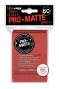 Ultra Pro Small Sleeves Pro Matte Red